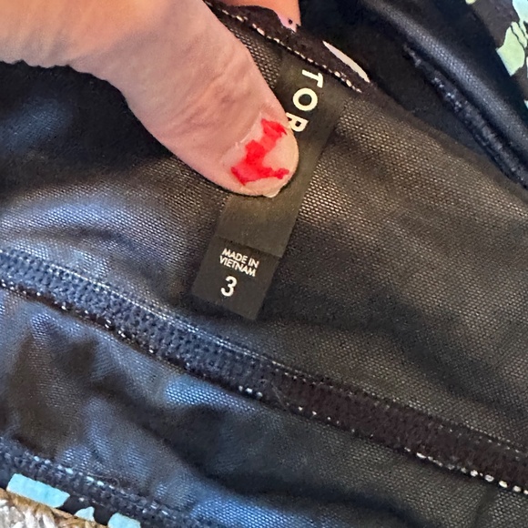 Torrid leopard print pink and blue 3x super cute swim set - Picture 5 of 11